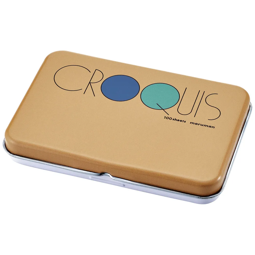 缶入りメモ クロッキーブック柄 2024年限定品