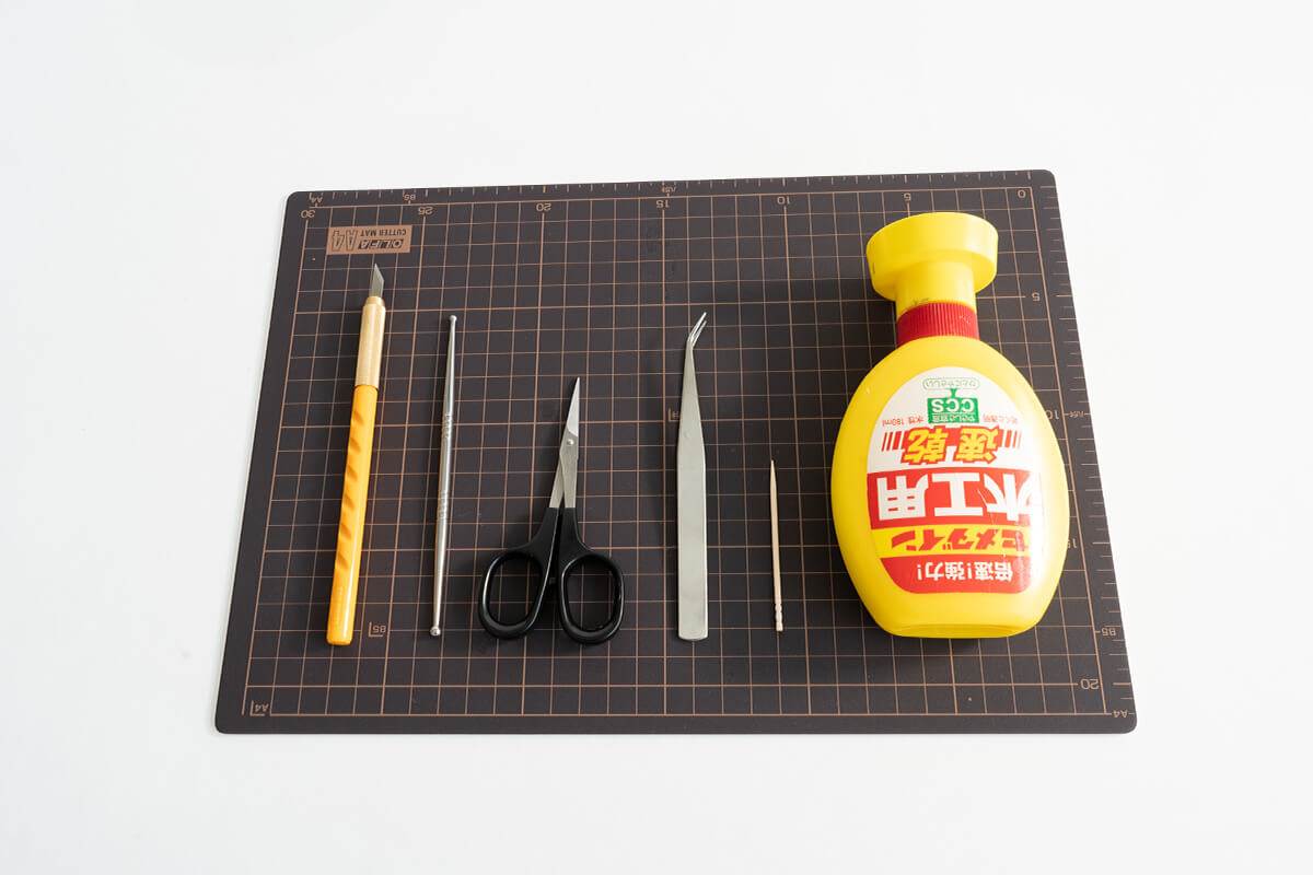 ペーパークラフト制作 にあると便利な道具